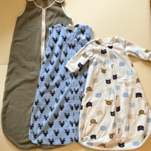 3 fleece sleep sacks